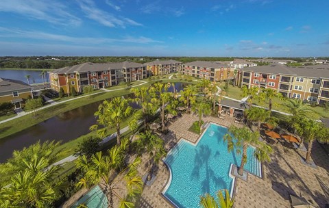 Drone View at The Sedona, Florida