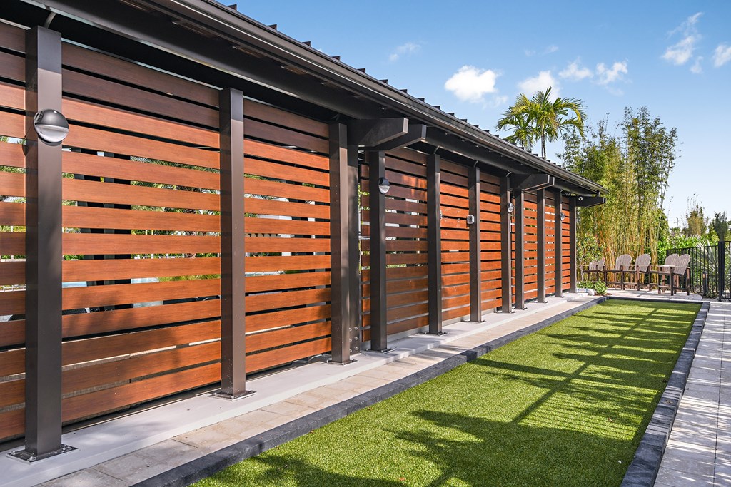 Bocce Court at Boca Vue Apartments in Boca Raton FL