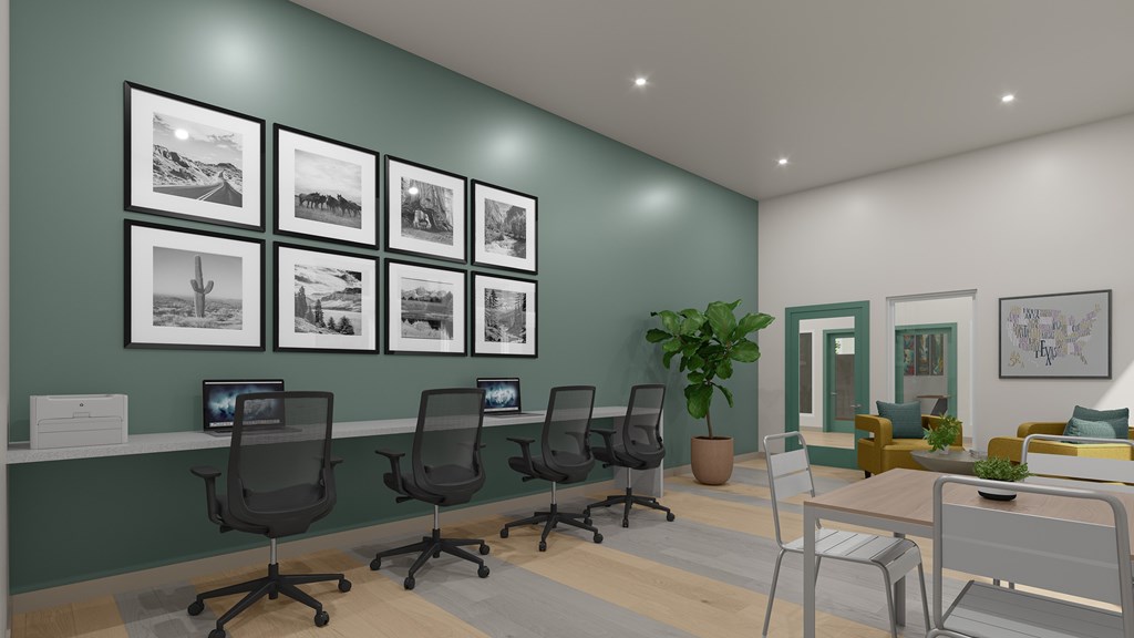 Business Center at River Canyon at Merced Affordable Apartments