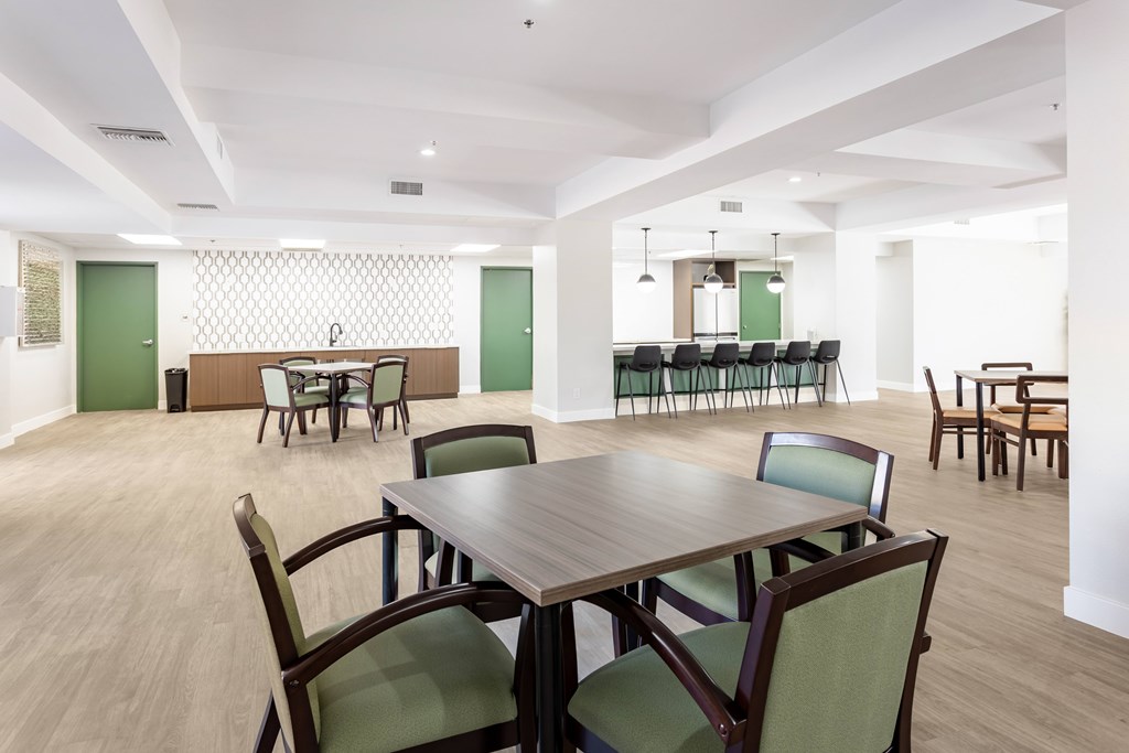 Community Room at Grand Plaza Senior Apartments in Los Angeles, CA