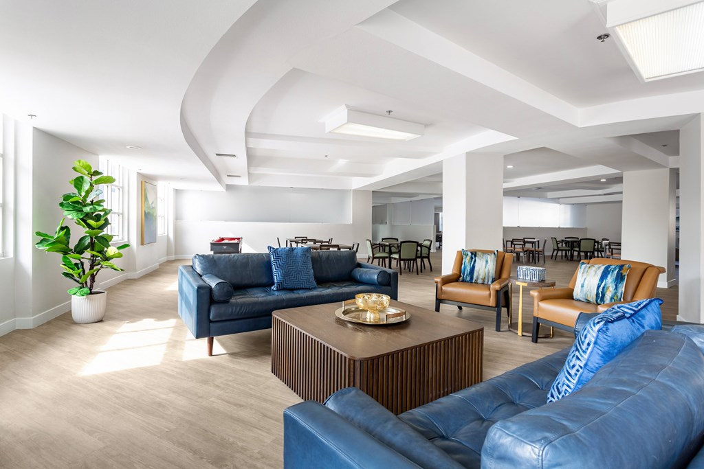 Lounge Seating at Grand Plaza Senior Apartments in Los Angeles, CA