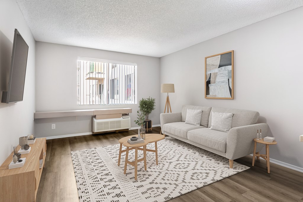Living Area at Grand Plaza Senior Apartments in Downtown Los Angeles CA