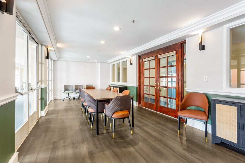 Community Room at Grand Plaza Senior Apartments in Los Angeles, CA