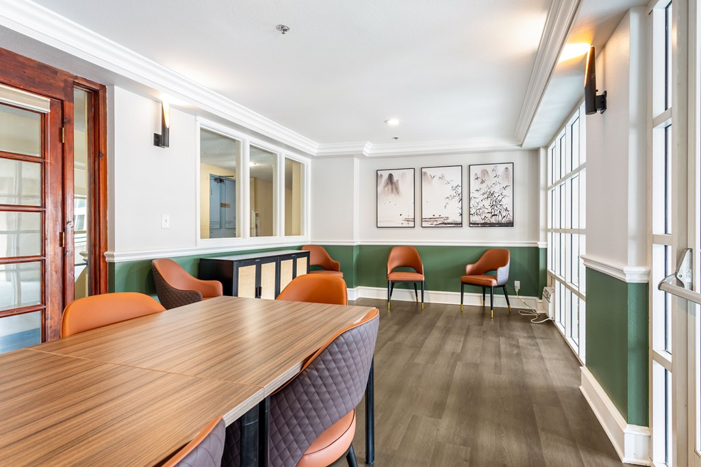 Community Room at Grand Plaza Senior Apartments in Los Angeles, CA