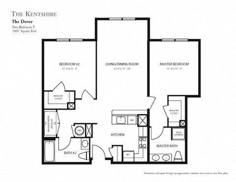 Two Bedroom Apartment at The Kentshire Senior Apartments in Midland NJ