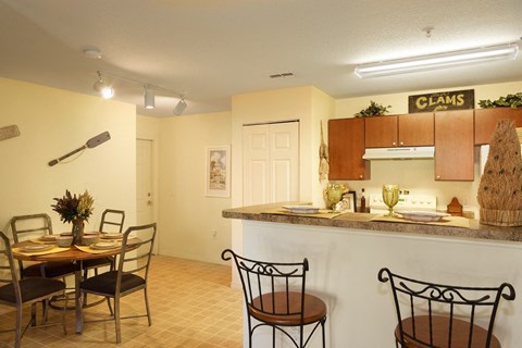 Kitchen at Belleair Place Apartments in Clearwater FL