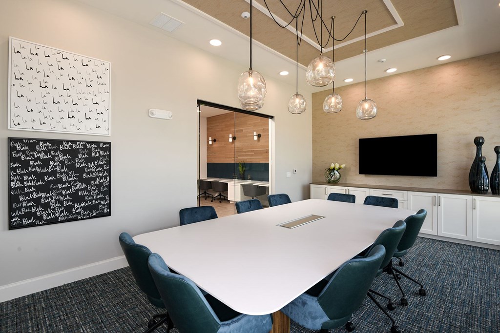 Conference Room at Lyra Luxury Apartments Near Downtown Sarasota, FL