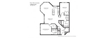 Two Bedroom Apartment at The Kentshire Senior Apartments in Midland NJ