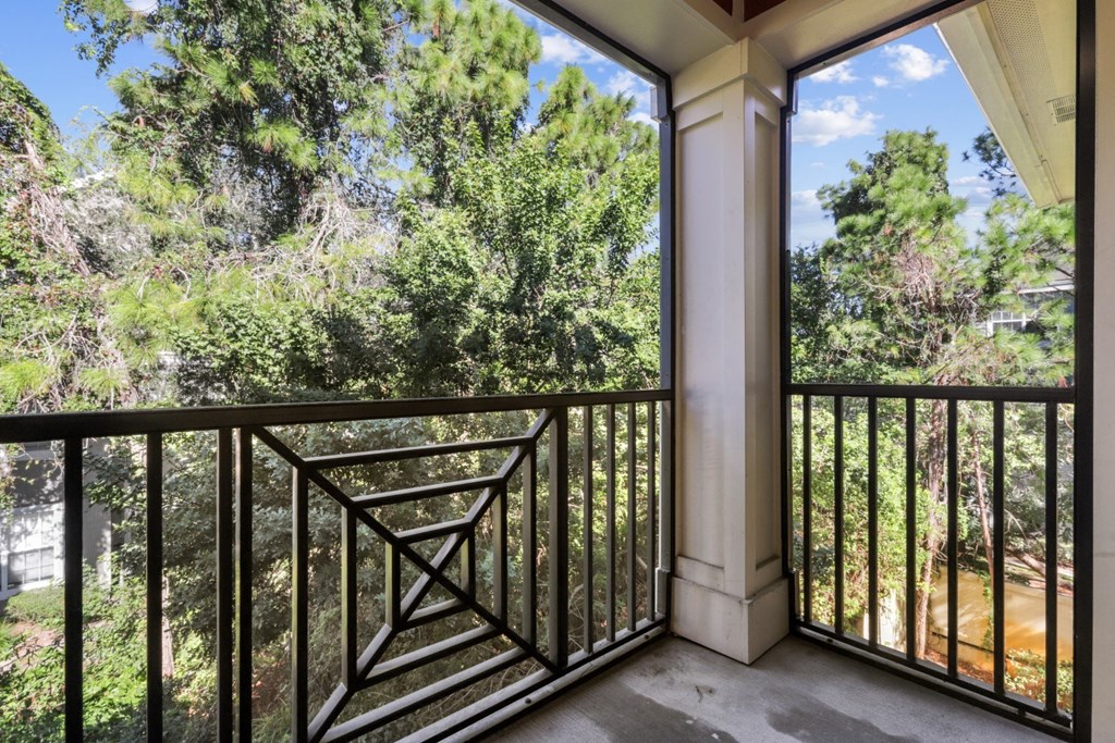 Nice private balcony at The Amalfi Clearwater Apartments