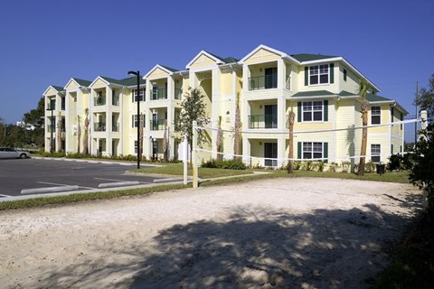 Sand Volleyball Court at Belleair Place Apartments in Clearwater, FL