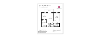 1 Bedroom Variation B