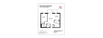 1 Bedroom Variation C