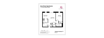 1 Bedroom Variation F