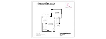 1 Bedroom Variation A