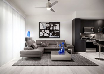 Open concept living room | SLX Atlanta - Photo Gallery 11
