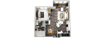 Woodruff Floor Plan at Emblem Alpharetta, Alpharetta, Georgia