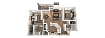 Durango Floor Plan at Sedona Springs, Austin, Texas