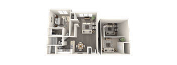 Jones Floor Plan at Residences at Westborough Station, Westborough, MA