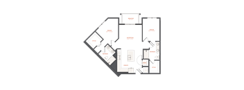 a floor plan of a house at The Maven, Suwanee, GA