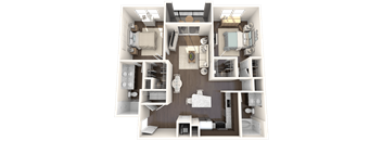 Jasmine Floor Plan at Barcelona Jupiter, Jupiter, FL, 33458
