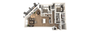 The Ashley Floor Plan at The Standard, South Carolina