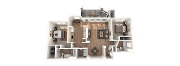 El Lago Floor Plan  at Sedona Springs, Texas