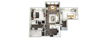 Northpark Floor Plan at Emblem Alpharetta, Alpharetta, 30009