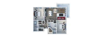 Mayborn Floor Plan at The Legend, Texas