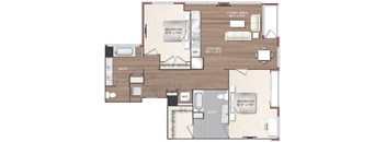 2G Floor Plan at 511 Meeting, Charleston, 29403
