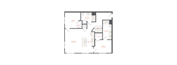 bedroom floor plan | apartments in garland tx | the mille brookhaven apartment homes at The Maven, Suwanee, GA