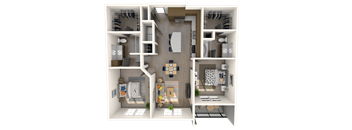 Tuscany Floor Plan  at The Rialto, Orlando, FL