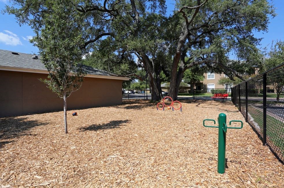 Dog park at Northland at the Arboretum, Austin, TX