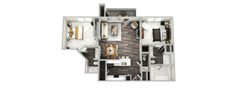 our apartments showcase a flexibility with our floor plans at Emblem Alpharetta, Alpharetta, GA