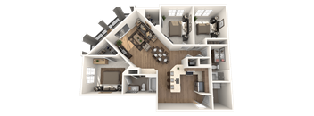 The Beaufort Floor Plan at The Standard, Charleston
