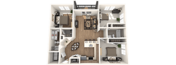 The Combahee Floor Plan at The Standard, Charleston, SC