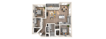 B5 Floor Plan  at The District at Rosemary, Florida
