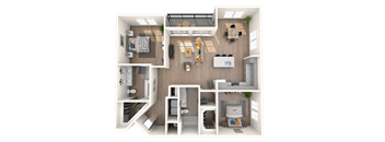 B6 Floor Plan  at The District at Rosemary, Florida, 34236
