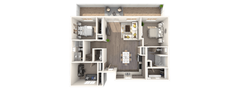 Flagstaff Floor Plan at Parke Place, Prescott Valley, Arizona