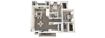 Nichols Floor Plan at Residences at Westborough Station, Westborough, 01581