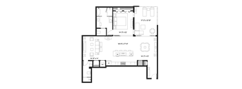 Urban Loft 1580 Floor Plan at SLX Atlanta, Georgia, 30341