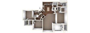 Tercero Floor Plan at Villas at San Dorado, Oro Valley, 85737