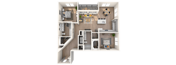 B9 Floor Plan at The District at Rosemary, Sarasota, 34236