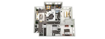 Edgewater Floor Plan at Emblem Alpharetta, Alpharetta, Georgia