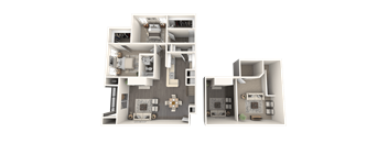 Nipmuc Floor Plan at Residences at Westborough Station, Massachusetts, 01581