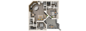 Pisa Floor Plan at The Rialto, Florida