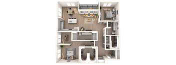 B11 Floor Plan at The District at Rosemary, Florida, 34236