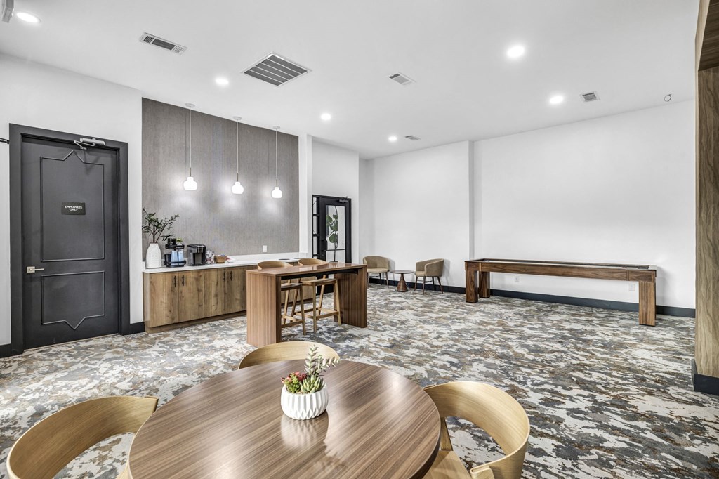 Coffee Lounge at The Lodge at Lakeline Village, Texas