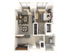 1B Floor Plan 1B Floor Plan |Hartford 21