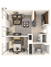 1D Floor Plan 1D Floor Plan |Hartford 21