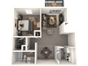 One Bedroom One Bath Floor Plan |Bay Club One Bedroom One Bath Floor Plan |Bay Club
